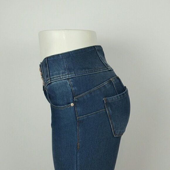 Women's High Wast Butt Lifter Jeggings Size Large - Picture 3 of 5